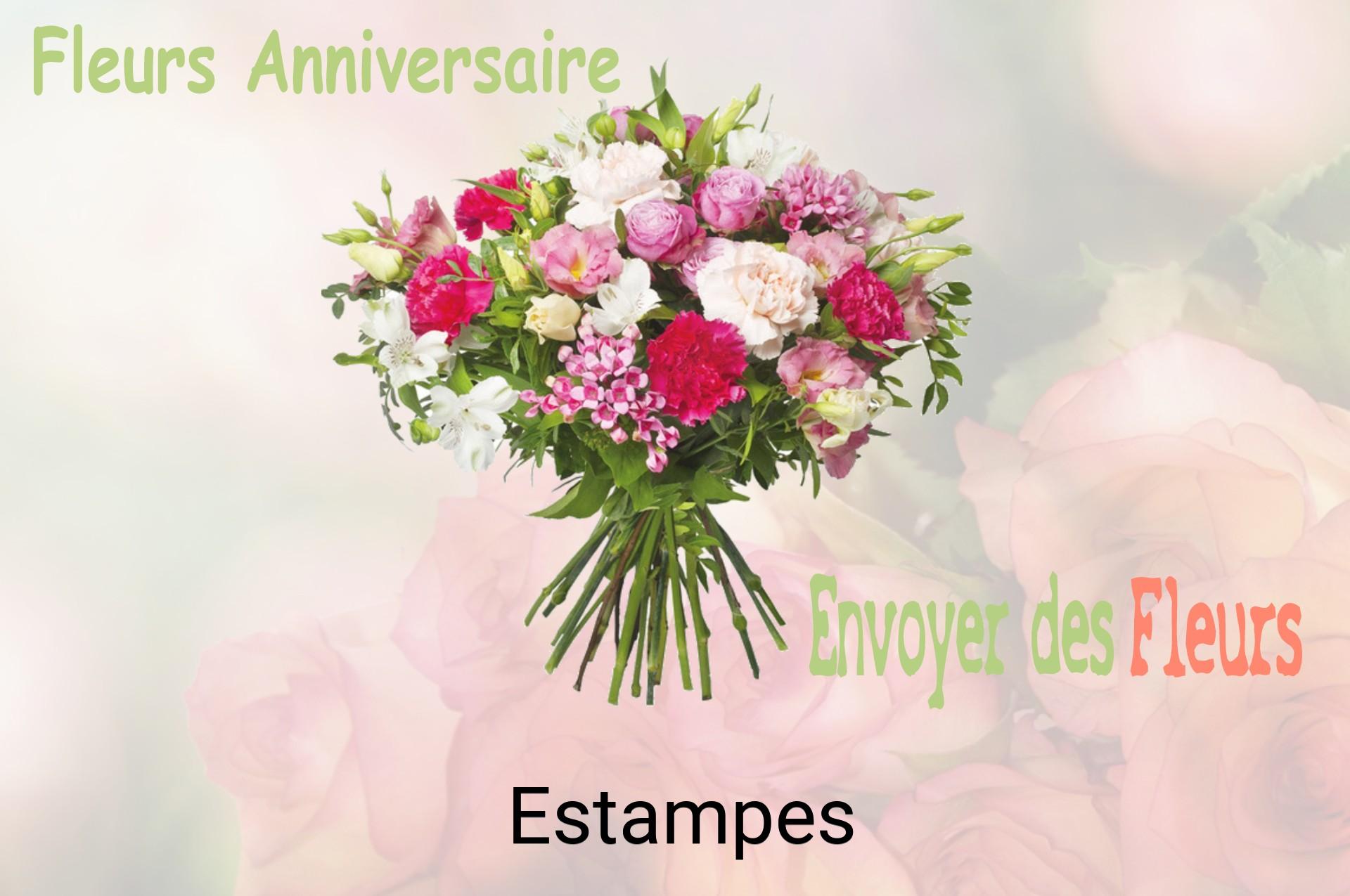 Bouquet de fleurs d’anniversaire livré à Estampes